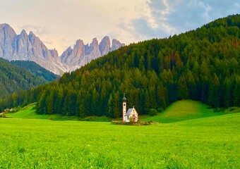 Wall Mural - The church of St. John of Nepomuk in Ranui