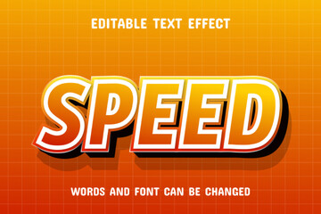 Speed gradient text effect