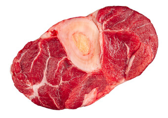 Wall Mural - Isolated png raw beef shank