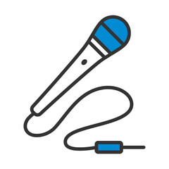 Poster - Karaoke Microphone Icon