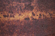 Rusty surface on old zinc tank