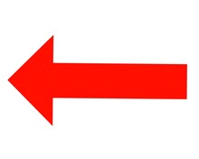 Left Red Arrow Icon 