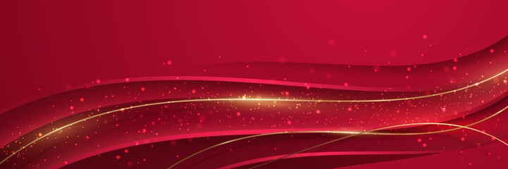 Wall Mural - luxury elegant background with abstract sparkle effect. abstract background with red color.