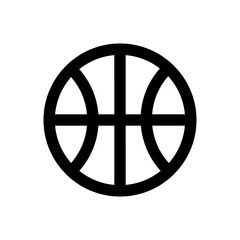 Wall Mural - basketball symbol for icon design