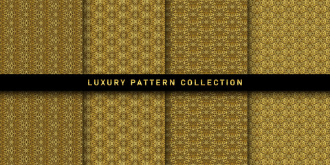 Wall Mural - Set of luxury pattern collection