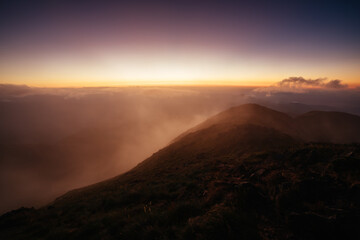 Wall Mural - Mt Buller Sunset View in Australia