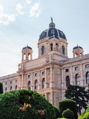 Wall Mural - museum of natural history vienna in austria on a sunny day