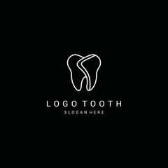 Wall Mural - tooth logo icon design template premium vector