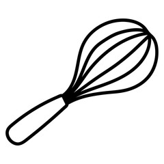 hand drawn doodle icon - whisk