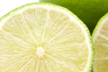 Fresh And Green Lemon Lime Halves