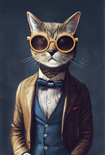 Cat In A Business Suit