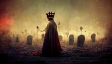 Illustration The Queen Is Dead Long Live The King