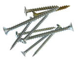 Fototapeta Las - screws isolated on white