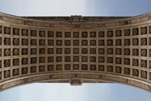 Low Angle View Of Washington Square Arch Against Clear Sky