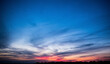 © Cavan Images - Scenic view of romantic blue sky during sunset