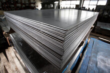 Stack Of Metals Arranged In Factory