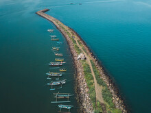 Aerial View Of Harbor Mole