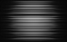 Abstract Black White Horizontal Stripes Pattern Background With Blur And Vintage Effect. Striped Seamless Pattern From Black White Thin Horizontal Stripes. Black White Striped Illustration Background.