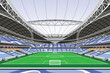 AL JANOUB STADIUM Football world cup background for banner, soccer championship 2022 in qatar