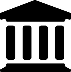 Poster - museum / court / bank icon (png)