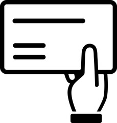 Poster - business card ( exchange ) icon	 (png)