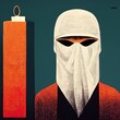 © Rick - Terrorism and terrorist criminal bandit conceptual illustration