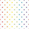 Small star seamless pattern background in rainbow and colorful color
