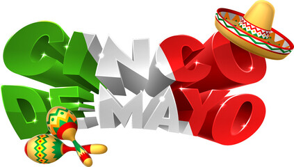 Wall Mural - Happy Cinco De Mayo Design