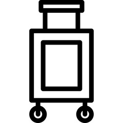 Wall Mural - Luggage Icon