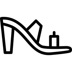 Canvas Print - High Heels Icon