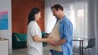 © nimito - Young asian strokes the belly of pregnant transgender husband