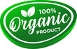 © muh - 100 percent organic label sticker badge Vector