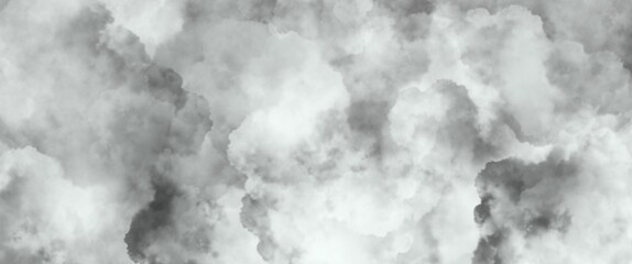 Wall Mural - grey clouds illustration