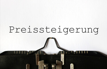 Poster - Preissteigerung