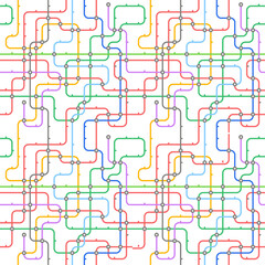 Poster - Abstract city transport schemeю vector background