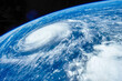 Typhoon Hinnamnor. Digital Enhancement. Elements by NASA