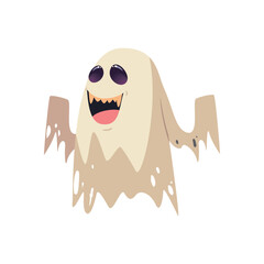 Sticker - flat horror ghost