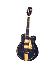 Sticker - flat realistic electric guitar