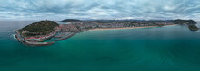 Donostia-San Sebastian Located On The Bay Of Biscay- Aerial View 23