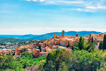 Sticker - The city of Grasse on the French Riviera