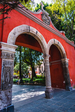 Entrance Of  Coyoacan Mexico City Famous Artistic Cultural Park