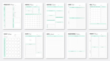 Daily, Weekly, Monthly Planner Template. Printable Planner Templates. Minimalist Planner Pages Templates. Printable Life & Business Planner Set. Organizer & Schedule Planner.