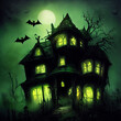 Bat Filled Haunted House