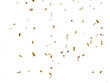 © Ikahna - 3D rendered of golden confetti for party and celebration
