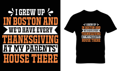 Thanksgiving T-shirt Design 