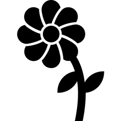 Poster - Flower Vector Icon