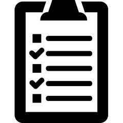 Wall Mural - Checklist Vector Icon