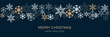 Vector Christmas Background. A cold winter with snowfall and ice crystals