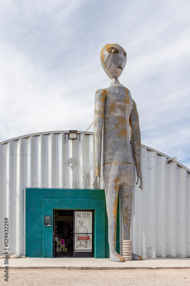 the Alien Research Center is an extraterrestrial themed gift shop on ...