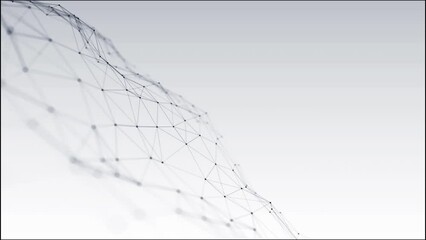 Animated Plexus Form Background Template